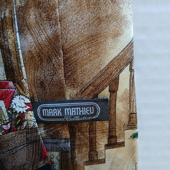 3 Christmas Tie's Zylos, Eton, and Mark Mathicu Collection. - Picture 6 of 13